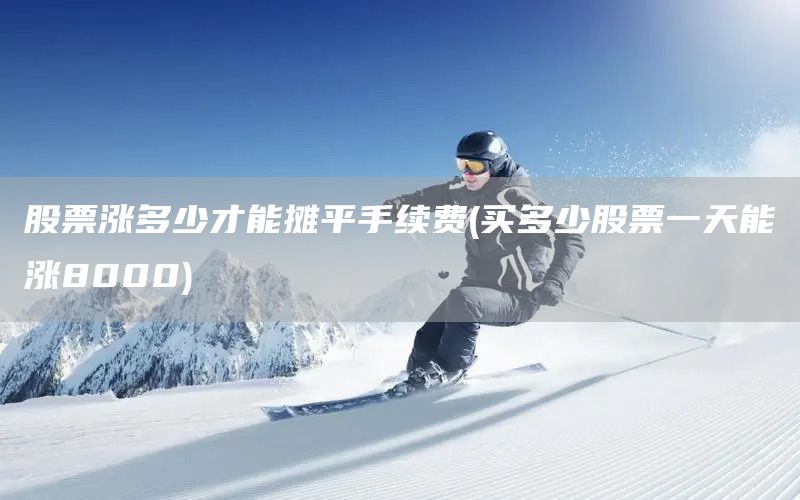 股票漲多少才能攤平手續(xù)費(買多少股票一天能漲8000)(圖1)